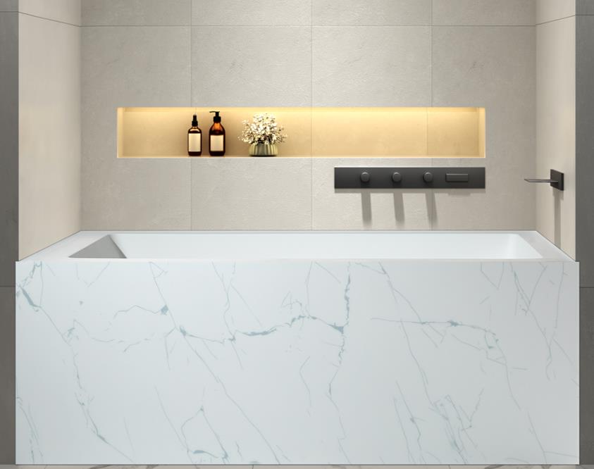Carrara White 905 大理石纹样板